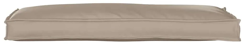 vidaXL Μαξιλάρι παλέτας για πάγκο Taupe 110 x 40 x 8 εκ Ύφασμα Oxford