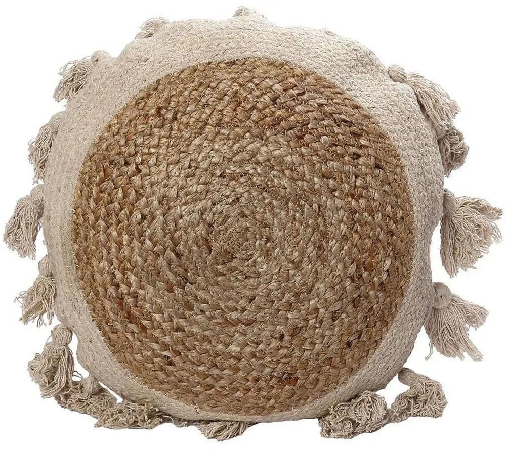 Μαξιλάρι Διακοσμητικό (Με Γέμιση) KUF104 Natural-Beige Espiel 46Χ46 Cotton,Jute