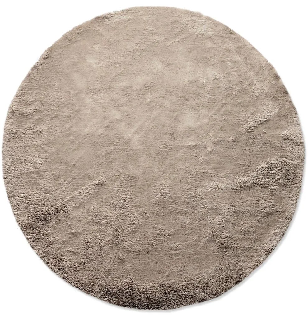 Χαλί Puffy Fc5 Round Taupe New Plan 162X162cm Round