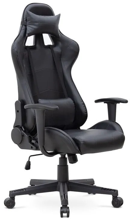 Megapap Καρέκλα Γραφείου Gaming Alonso Από Τεχνόδερμα Μαύρο