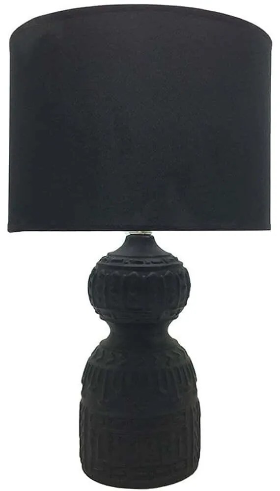Φωτιστικό Επιτραπέζιο Moa 026405 11x11x41cm Ε27 60W Black
