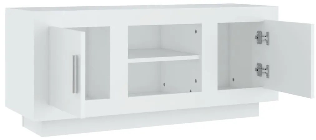 vidaXL Έπιπλο Τηλεόρασης Λευκό 102x35x45 εκ. από Επεξεργασμένο Ξύλο