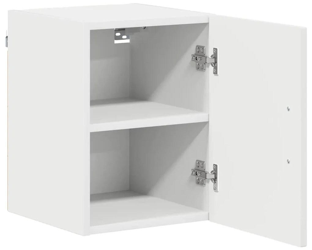 vidaXL Κρεμαστό ντουλάπι κουζίνας με ράφι 2 pcs Λευκό 30 x 31 x 40 εκ.