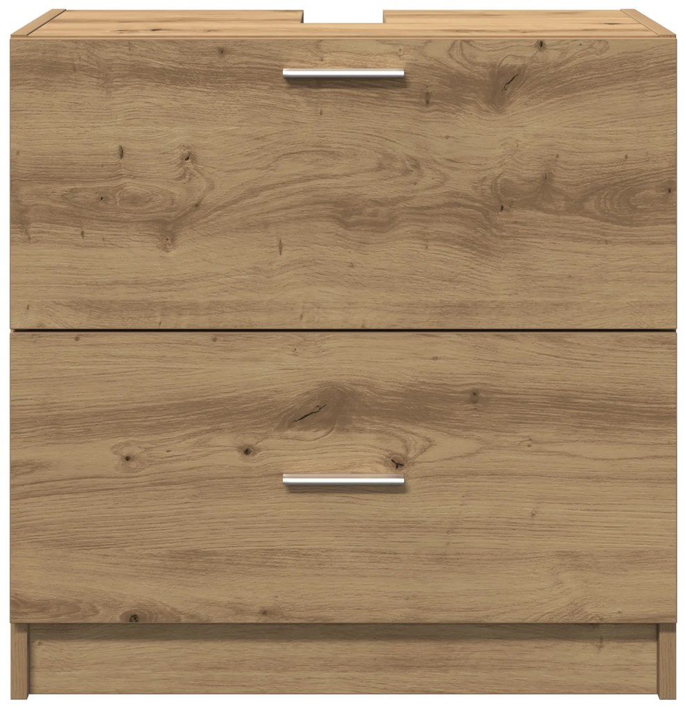 vidaXL Ντουλάπα Νιπτήρα Ξύλο Τέχνης 59x37x59 cm Επεξεργασμένο Ξύλο