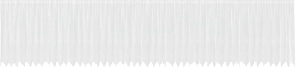 vidaXL Κουρτίνα Δαντέλας Λευκό 140 x 1200 cm Πολυεστέρας