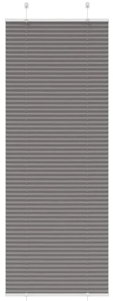 vidaXL Πλισέ περσίδα Ανθρακί 70x200 cm Πλάτος υφάσματος 69,4 cm