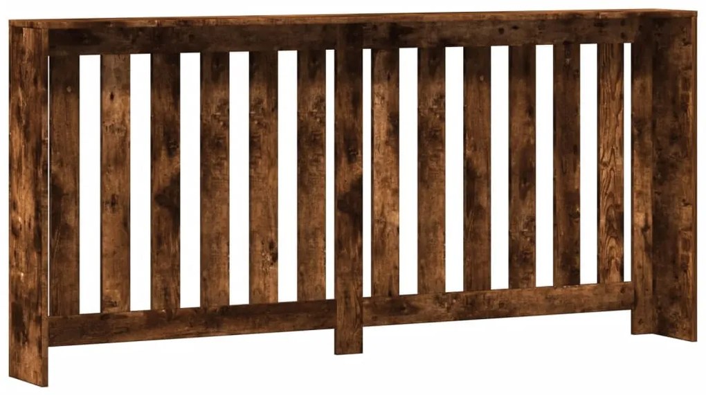 vidaXL Κάλυμμα Καλοριφέρ Καπνιστή Δρυς 175x20x82εκ. Επεξεργασμένο Ξύλο