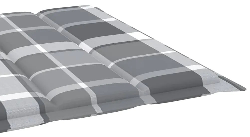 vidaXL Ξαπλώστρα Κήπου από Εμποτ. Ξύλο Πεύκου με Τραπεζάκι &amp; Μαξιλάρι