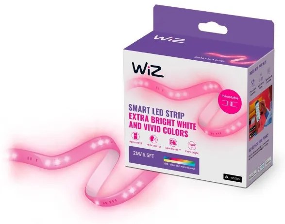 Έξυπνη Ταινία LED 20W Λευκό Starter Kit 200cm RGBW 3CCT Dimmable 929002524822 Wiz-929002524822-Λευκό 929002524822