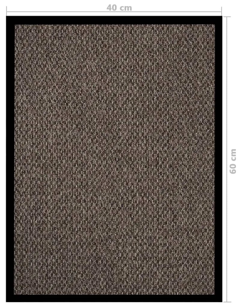 vidaXL Πατάκι Εισόδου Μπεζ 40 x 60 εκ.