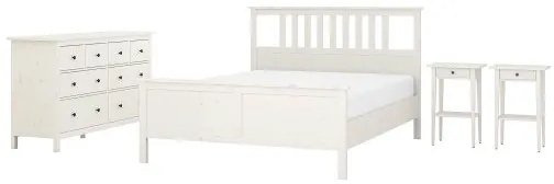 HEMNES έπιπλα υπνοδωματίου, 4 τεμ. 140x200 cm 294.879.82