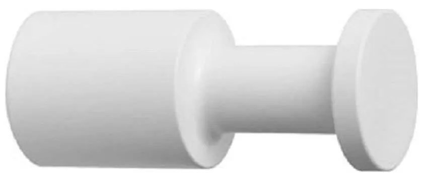 Άγκιστρο Μπάνιου Uno 1211 66 2,2x5,2x2,2cm White Karag Stainless Steel