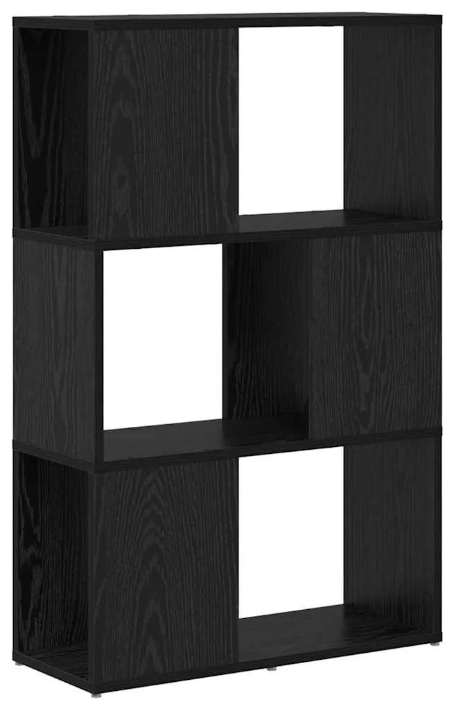 vidaXL Κέντρο ψυχαγωγίας Μαύρο 60 x 24 x 94 cm Επεξεργασμένο ξύλο