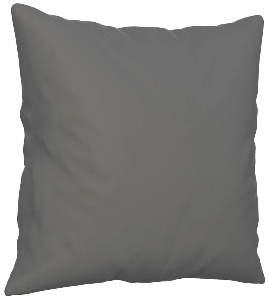 vidaXL Σετ Σαλονιού 4 Τεμαχίων Σκ. Γκρι Ύφασμα Μικροϊνών με Μαξιλάρια