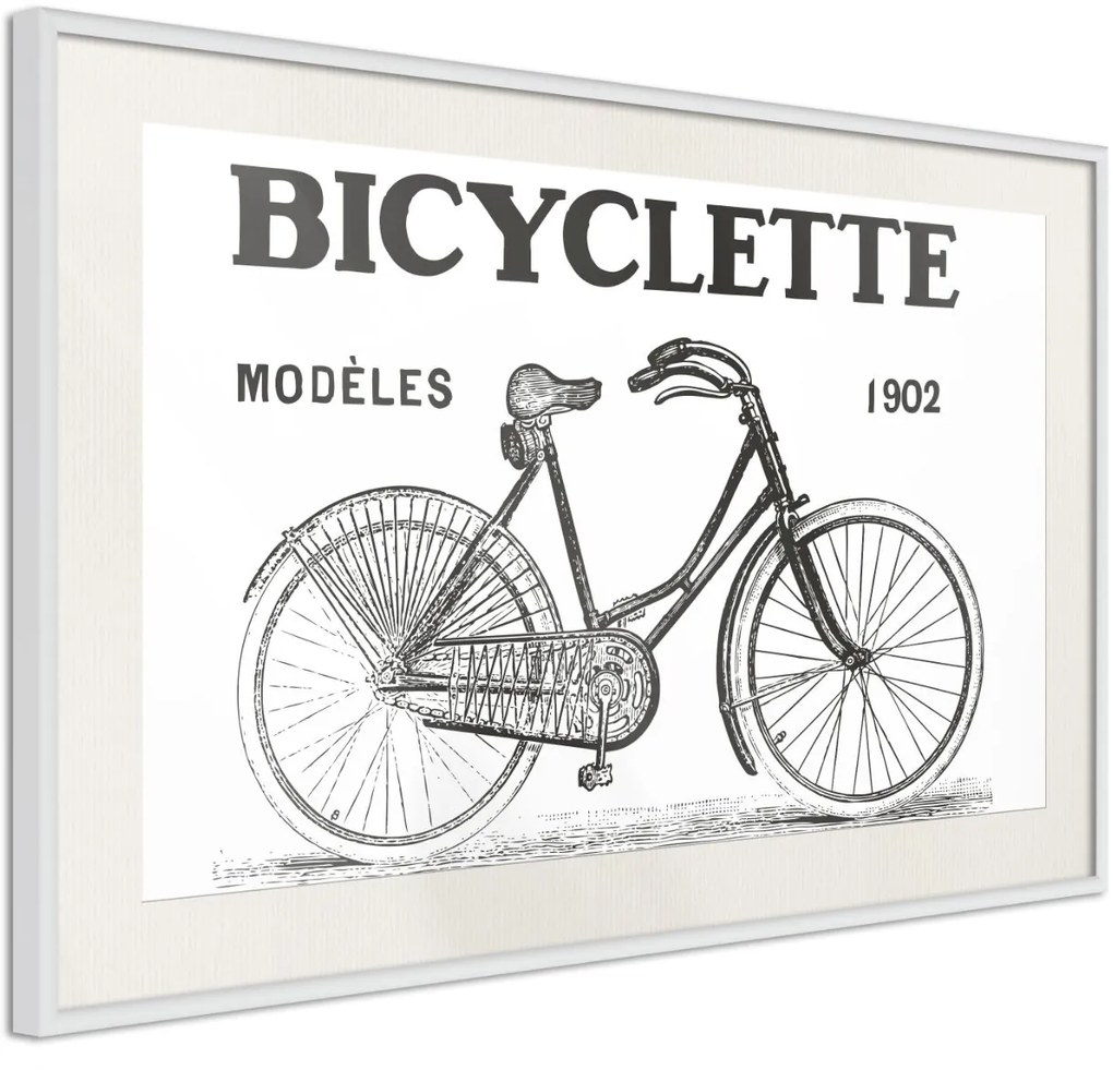 Αφίσα - Bicyclette - 30x20 - Χρυσό - Χωρίς πασπαρτού