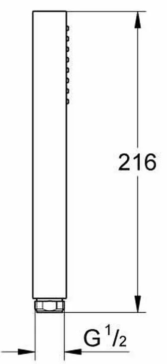 Kεφαλή για Nτους Grohe 26392000 1 Θέση