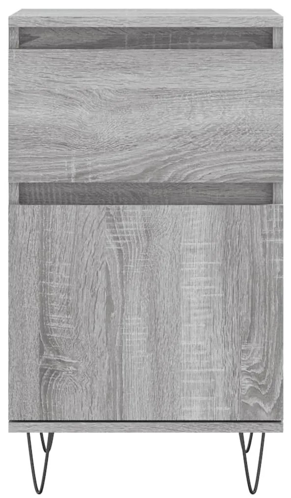 vidaXL Ντουλάπια 2 τεμ. Γκρι Sonoma 40x35x70 εκ. Επεξεργασμένο Ξύλο