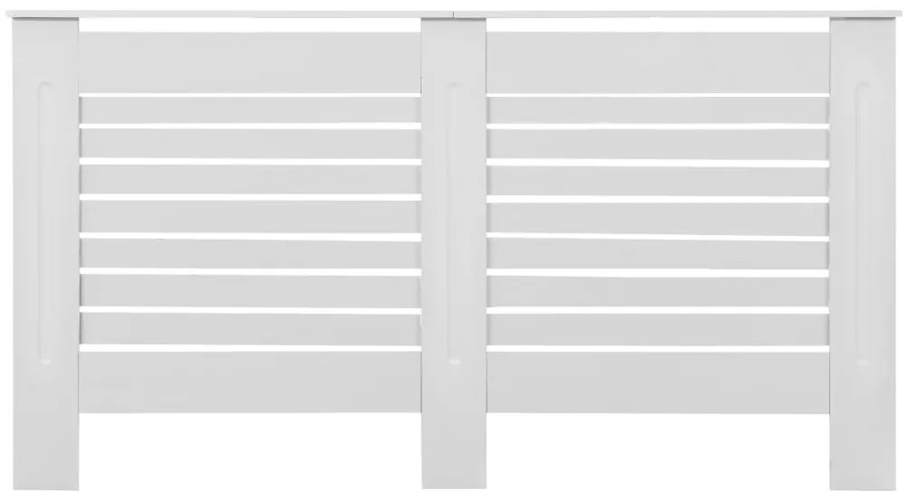 vidaXL Καλύμματα Καλοριφέρ 2 τεμ. Λευκά 152 x 19 x 81,5 εκ. από MDF