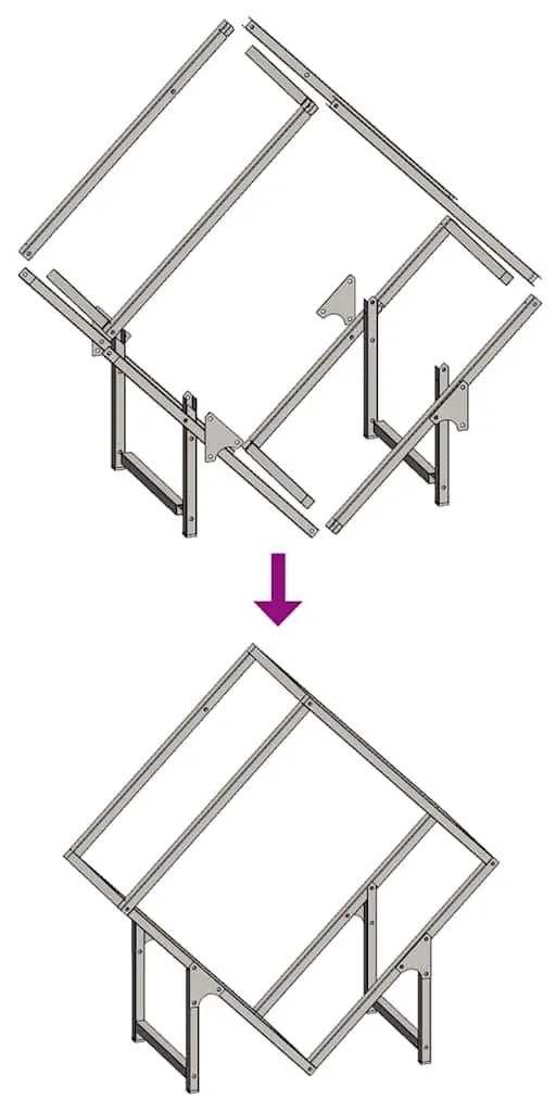 Ράφι για καυσόξυλα Μαύρο 60x25x60 cm Ατσάλι ψυχρής έλασης - Μαύρο