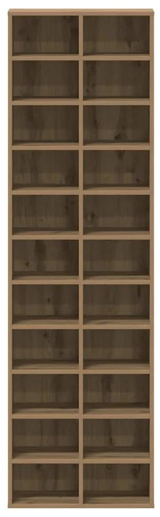 vidaXL Ντουλάπι παπουτσιών Artisan Oak 54x34x183cm Κατασκευασμένο ξύλο