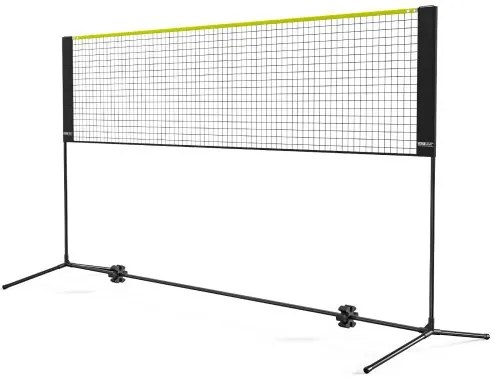 VEVOR Badminton Net, Height Adjustable Volleyball Net, 10ft Wide Foldable Pickleball Net, Portable Easy Setup Tennis Net Set with Poles, Stand and Carry Bag, for Kids Backyard Game Indoor Outdoor Use