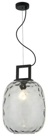 Κρεμαστό Φωτιστικό Οροφής E27 40W IP20 Lucy Viokef-4302801-Φιμέ/Smoke 4302801