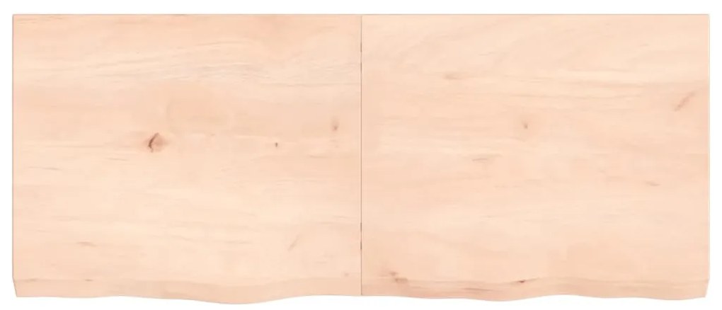 vidaXL Ράφι Τοίχου 120x50x(2-6) εκ. από Ακατέργαστο Μασίφ Ξύλο Δρυός
