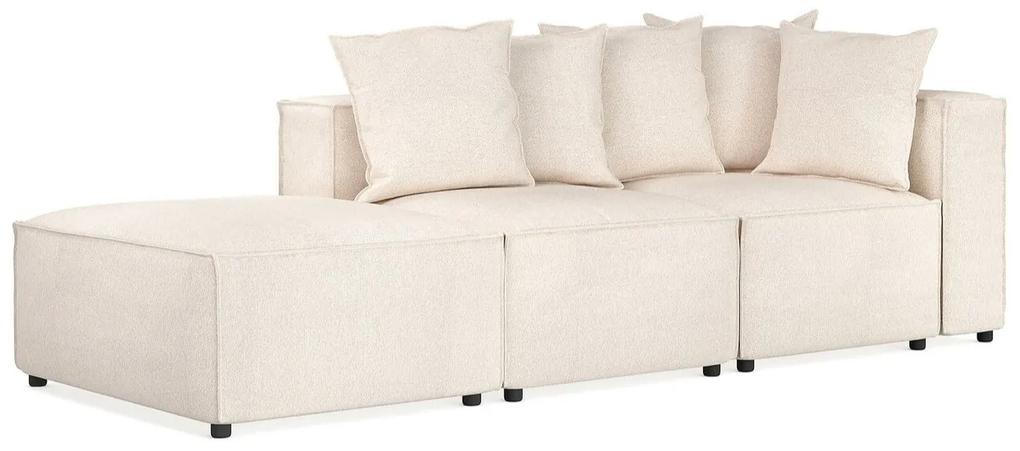 Πολυμορφικός καναπές Seattle U101, Αριθμός θέσεων: 4, Beige, 268x108x74cm, 97 kg, Ταπισερί, Πόδια: Πλαστική ύλη | Epipla1.gr