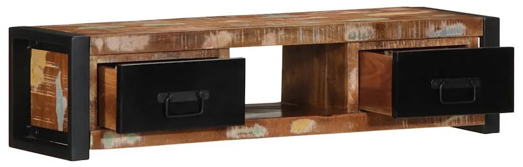 ντουλάπι τηλεόρασης vidaXL 100x30x25 cm από μασίφ ξύλο αναγεννημένο