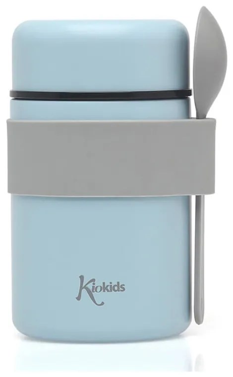 Βρεφικό Θερμός Φαγητού 500ml + Κουτάλι Kiokids Γαλάζιο 3597