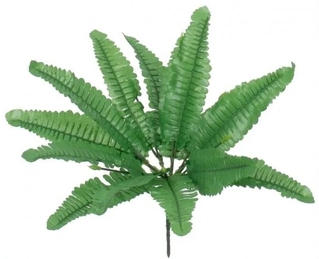 BOSTON FERN SMALL 78291 Τεχνητό Φυτό Φτέρη Βοστώνης Μικρή - Μπουκέτο Διακοσμητικών Φυτών - Κλαδιών με Φύλλωμα Πράσινο Υ30cm Glob 78291 Πράσινο