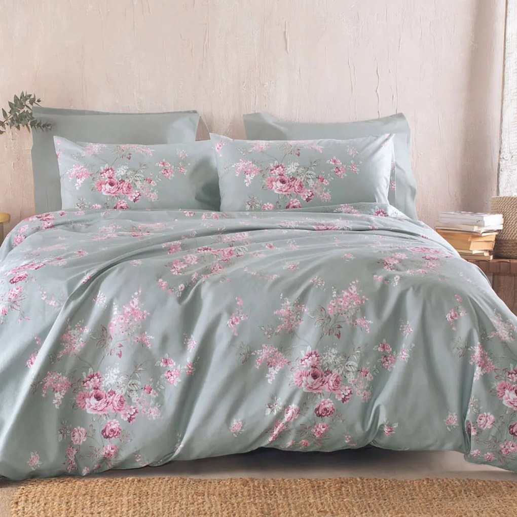 Κουβερλί Μονό (Σετ 160x240) Rythmos Nova Springtime Green
