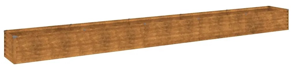 vidaXL Υπερυψωμένο Ζαρντινιέρα Κήπου 482 x 50 x 36 εκ. από Ατσάλι Corten