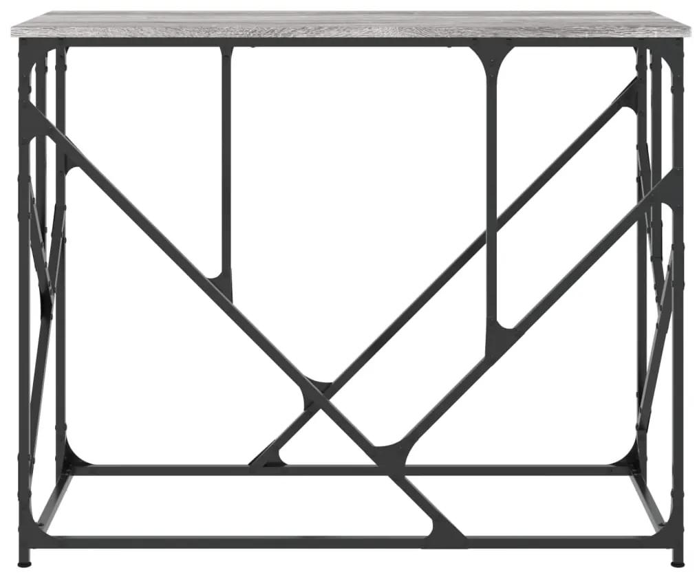 vidaXL Τραπέζι Κονσόλα Γκρι Sonoma 100x40x80 εκ. Επεξεργασμένο Ξύλο