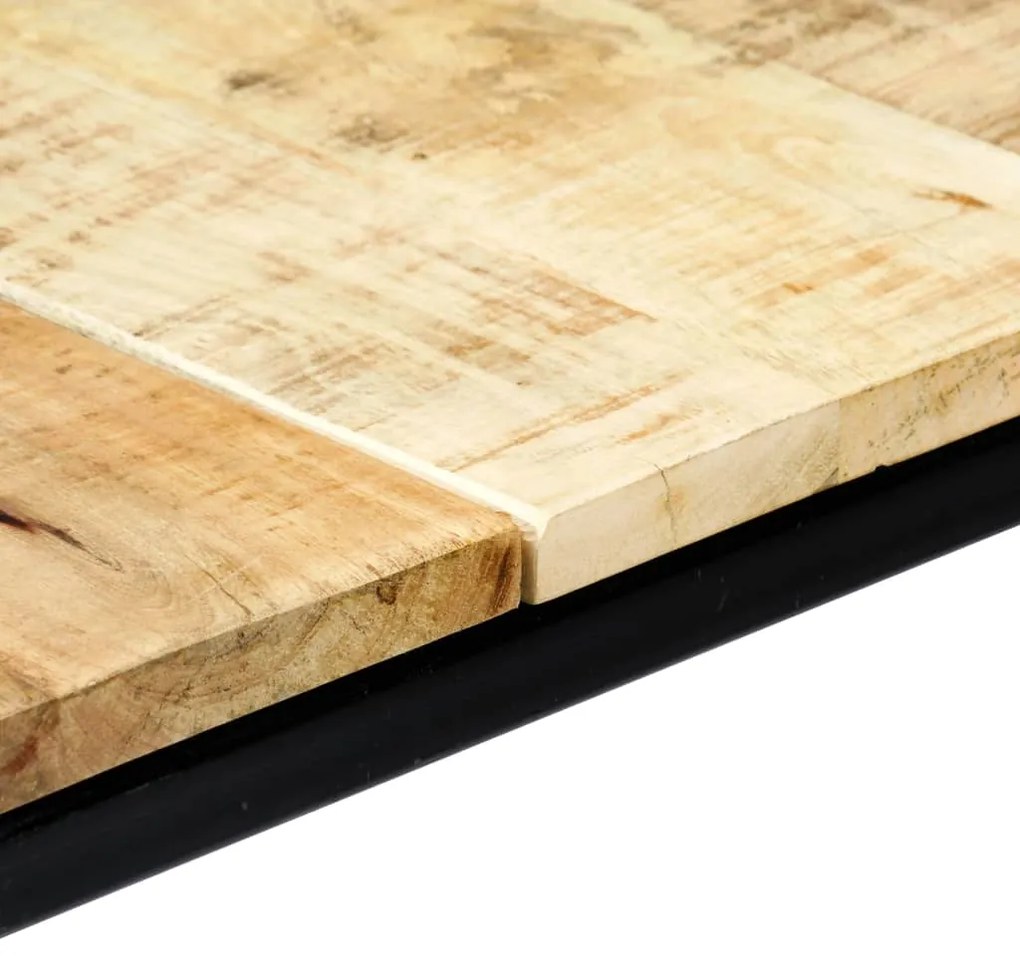 vidaXL Τραπεζαρία 140 x 70 x 75 εκ. από Μασίφ Ακατέργαστο Ξύλο Μάνγκο