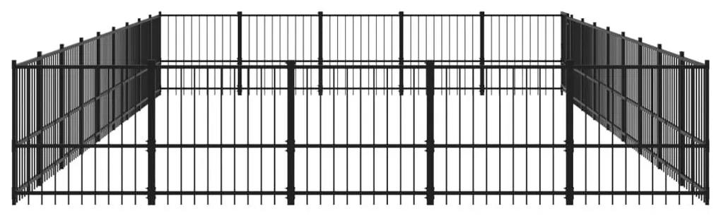 Κλουβί Σκύλου Εξωτερικού Χώρου 42,34 μ² από Ατσάλι - Μαύρο