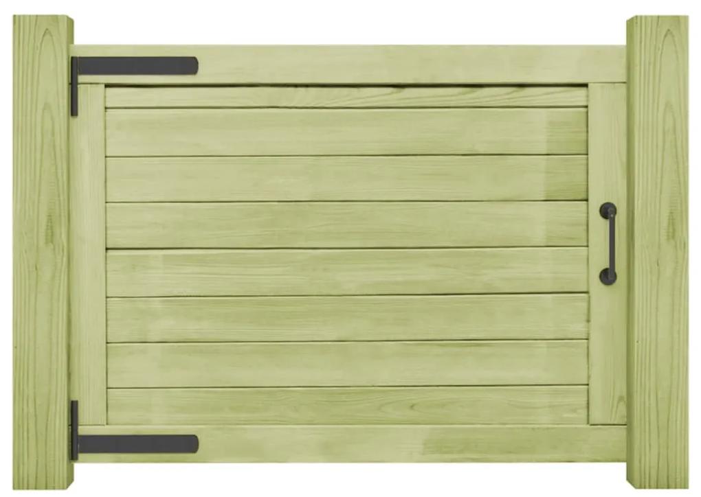 vidaXL Πόρτα Φράχτη 75 x 100 εκ. από Εμποτισμένο Ξύλο Πεύκου