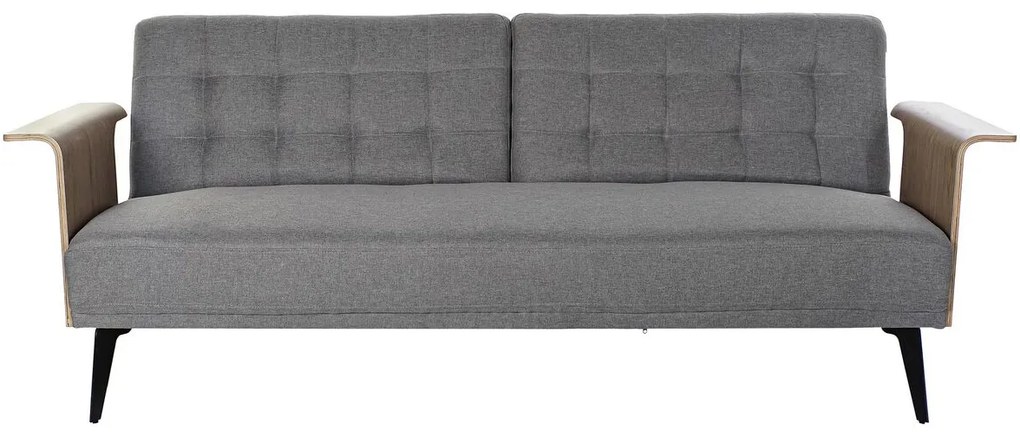 Καναπές-Κρεβάτι DKD Home Decor Καφέ Γκρι Μέταλλο Urban 203 x 87 x 81 cm