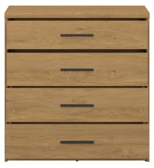 Συρταριέρα Pavi Βελανιδιά 84.3x33.8x87.2cm - TO-PAVI4S