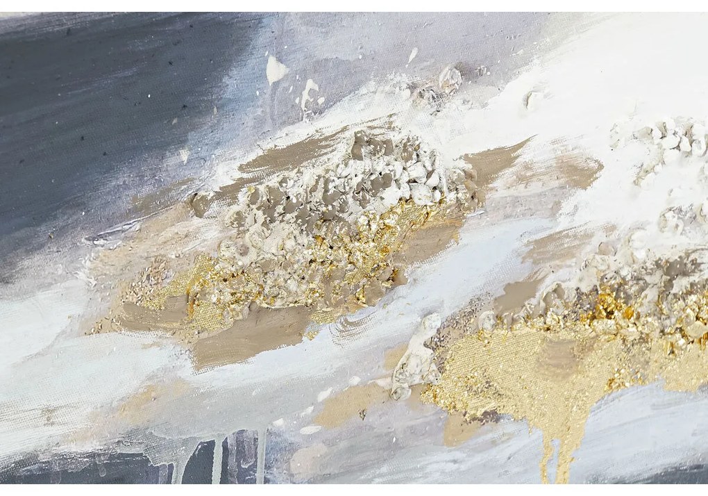 Καμβάς DKD Home Decor Τζίντζερ Καμβάς 100 x 3,5 x 100 cm