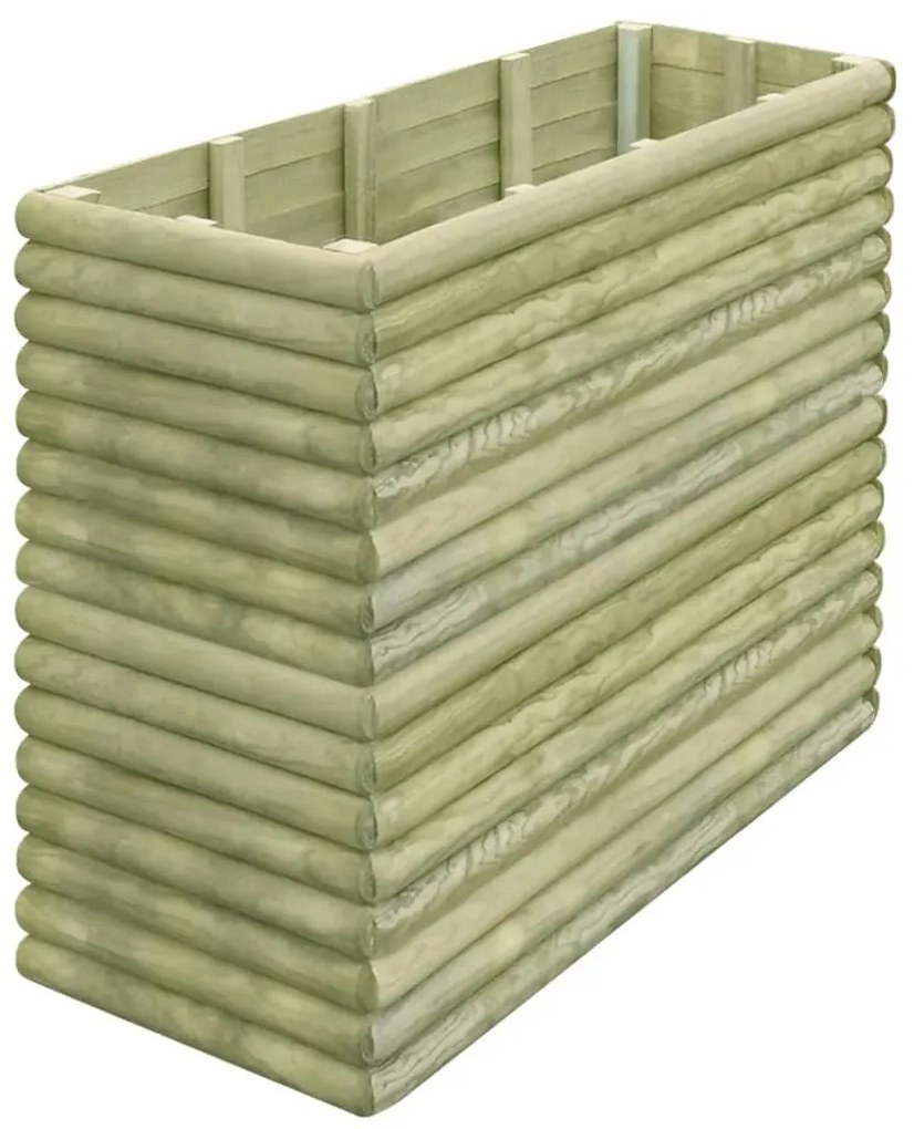 vidaXL Ζαρντινιέρα Υπερυψωμένη 150x56x96 εκ./19 χιλ. Εμποτ.Ξύλο Πεύκου