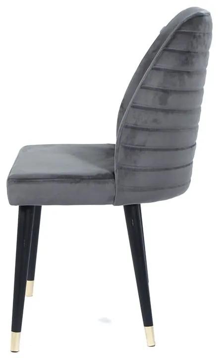 Καρέκλα HUGO 49x55x90/48 χρώμα BF-14 πόδια BLACK/GOLD