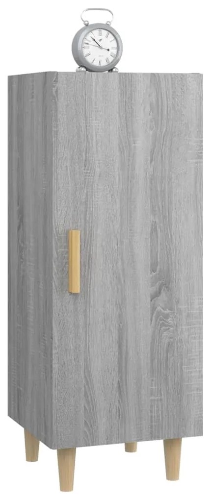 vidaXL Ντουλάπι Γκρι Sonoma 34,5x34x90 εκ. από Επεξεργασμένο Ξύλο