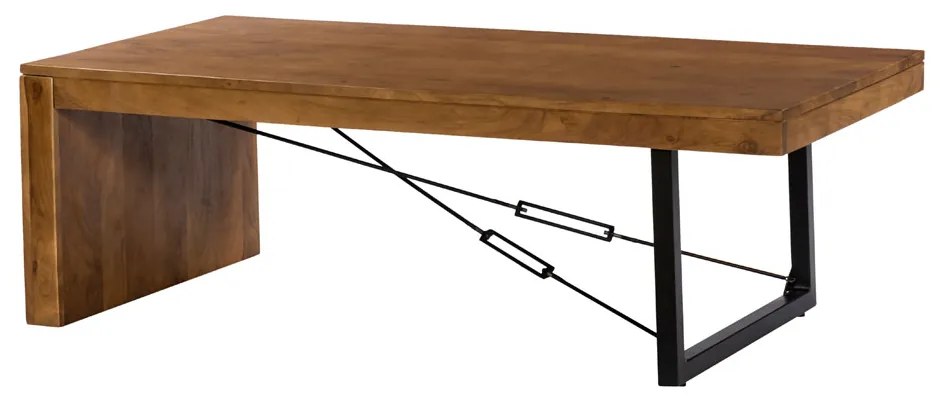 WIRE COFFEE TABLE ΚΑΡΥΔΙ ΜΑΥΡΟ 120x60xH40cm