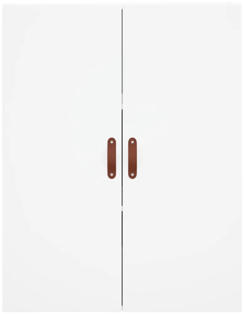 vidaXL Ντουλάπι Λευκό 69,5x34x180 εκ. από Επεξεργασμένο Ξύλο
