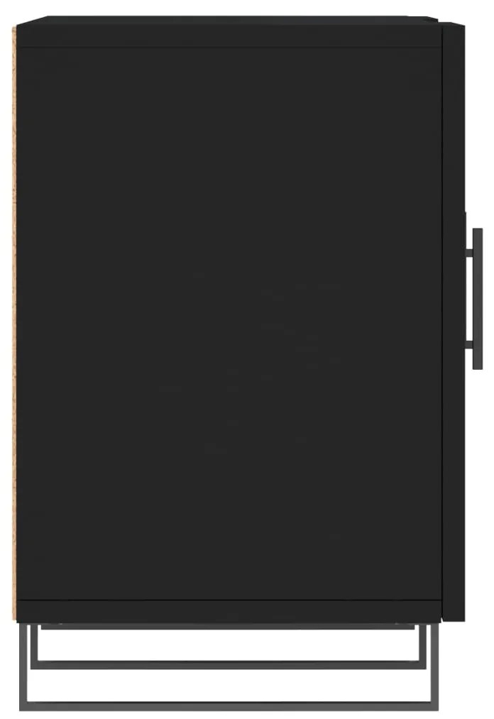 vidaXL Έπιπλο Τηλεόρασης Μαύρο 150x30x50 εκ. Επεξεργασμένο Ξύλο