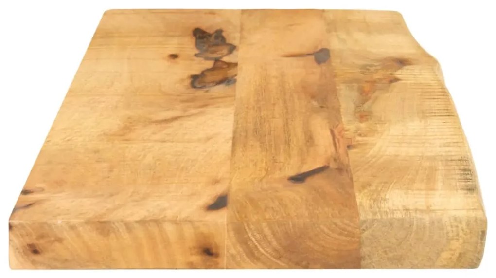 vidaXL Επιφάνεια Τραπεζιού 80x20x3,8 εκ. Live Edge Μασίφ Ξύλο Μάνγκο