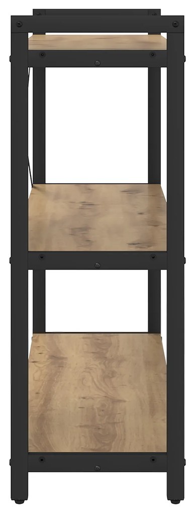 vidaXL Βιβλιοθήκη artisan δρυς 80 x 30 x 83 εκ Επεξεργασμένο ξύλο