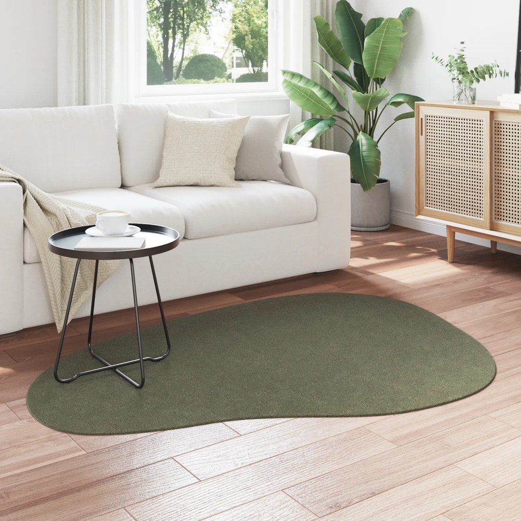 vidaXL Χαλί Δασικό Πράσινο 120 x 170 cm Μαλλί