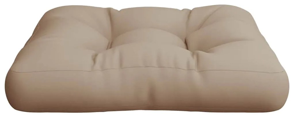 vidaXL Μαξιλάρι Παλέτας Taupe 60 x 61,5 x 10 εκ. Υφασμάτινο